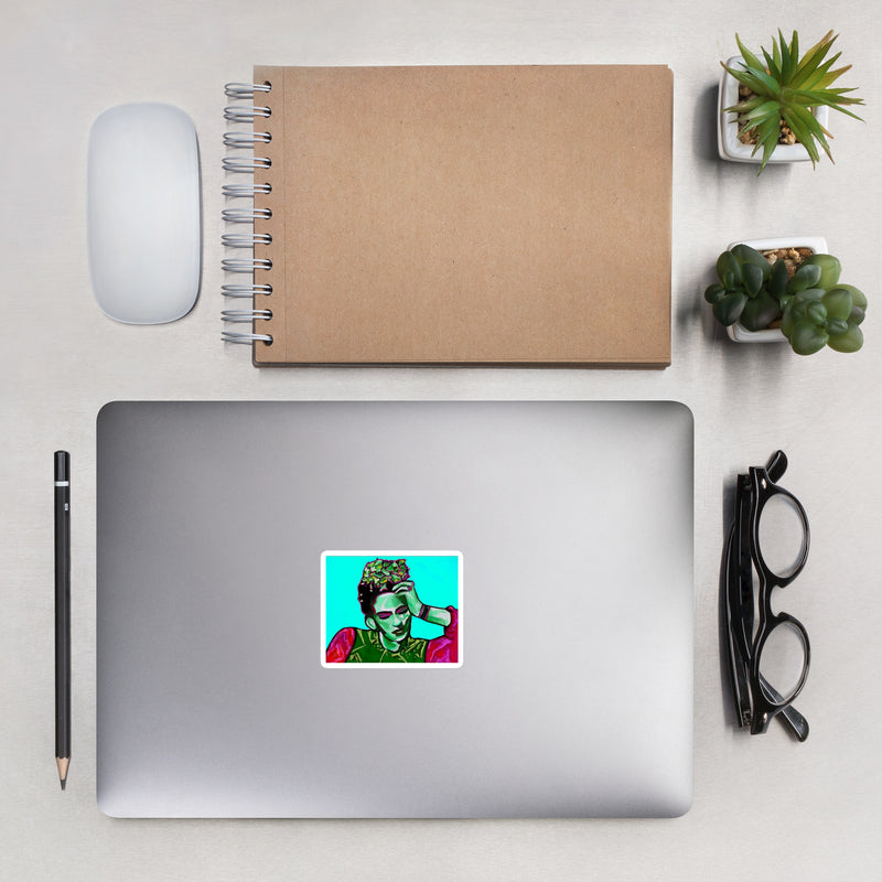 Frida laptop stickers